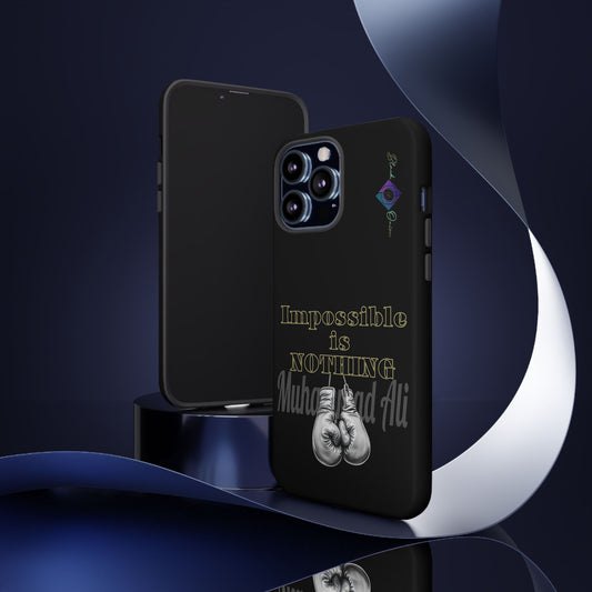 BlackOnion Brand New Phone Case - with Motivational Workout Motif ’Impossible ‘💪🔥🫵