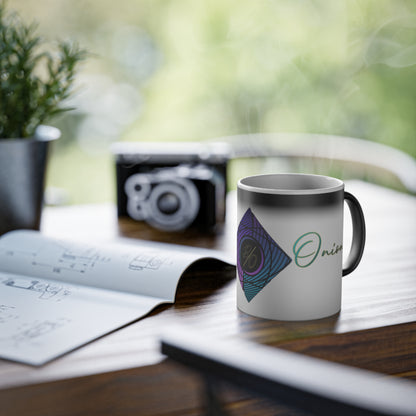 BlackOnion Color Changing Mug with Workout Motif  💪🔥🫵