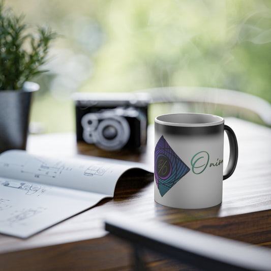 BlackOnion Color Changing Mug with Workout Motif  💪🔥🫵