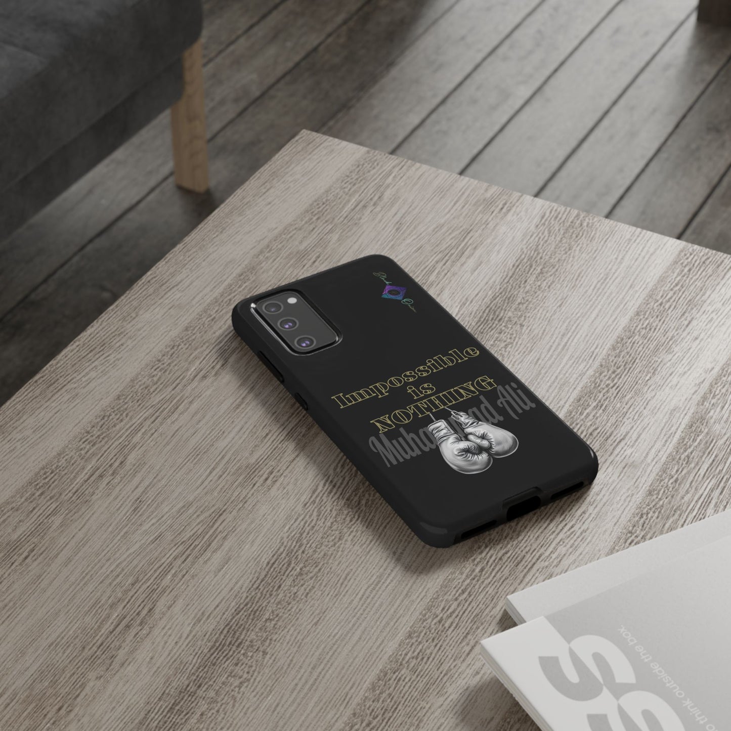 BlackOnion Brand New Phone Case - with Motivational Workout Motif ’Impossible ‘💪🔥🫵