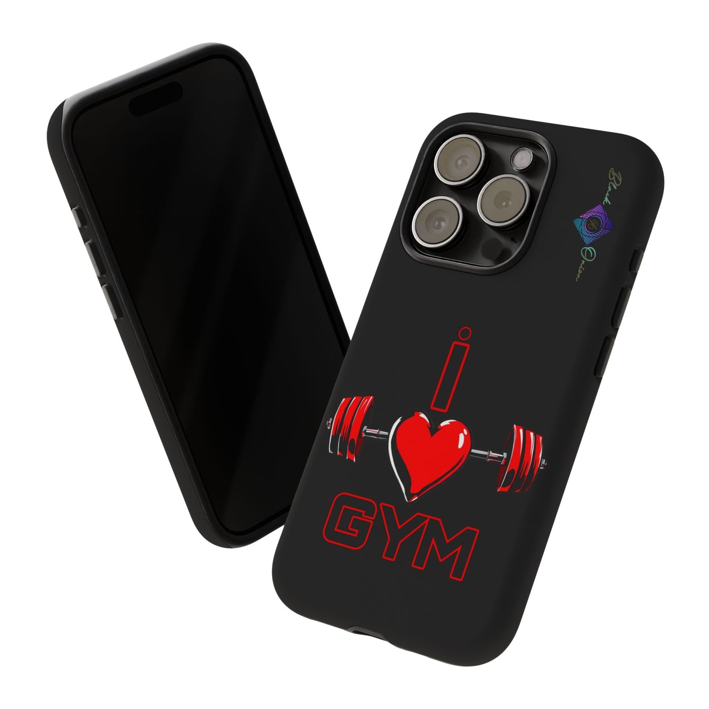 BlackOnion Brand New Phone Case - with Motivational Workout Motif’I Love Gym ‘💪🔥🫵