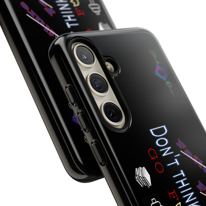 BlackOnion Brand New Phone Case - with Motivational Workout Motif’Don’t think ‘💪🔥🫵