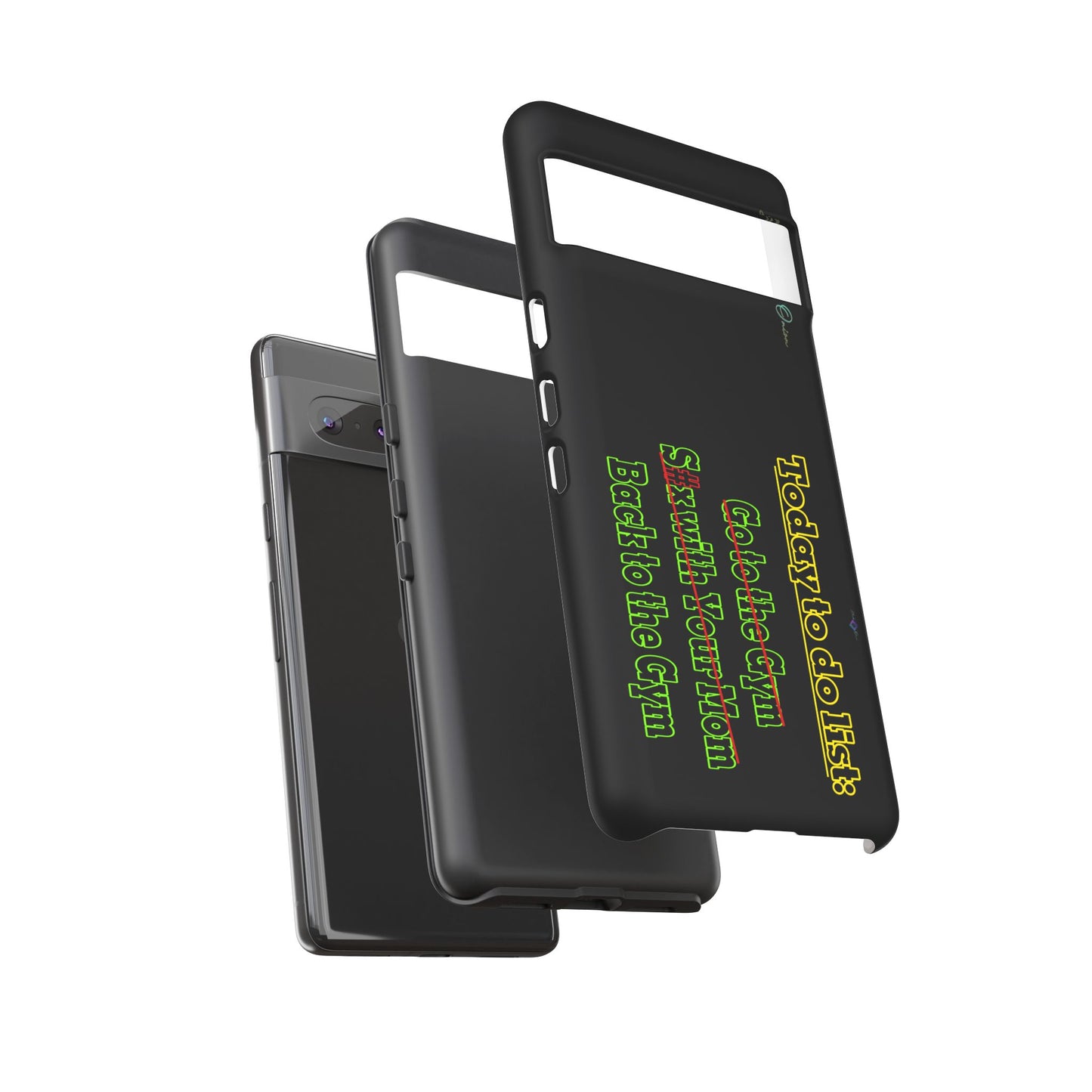 BlackOnion Brand New Phone Case - with Motivational Workout Motif’Today To Do List V2 ‘💪🔥🫵