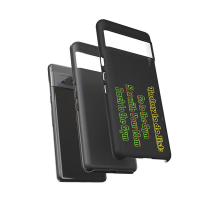 BlackOnion Brand New Phone Case - with Motivational Workout Motif’Today To Do List V2 ‘💪🔥🫵