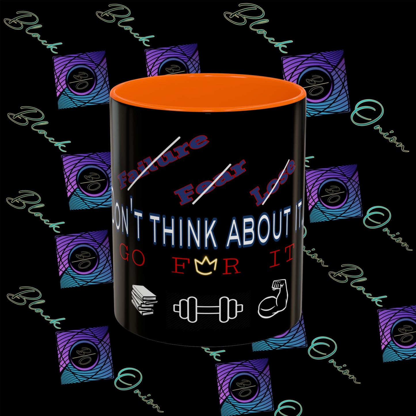 BlackOnion Coffee Mug - 11oz with ‘Don’t think about it’🔥💪🫵