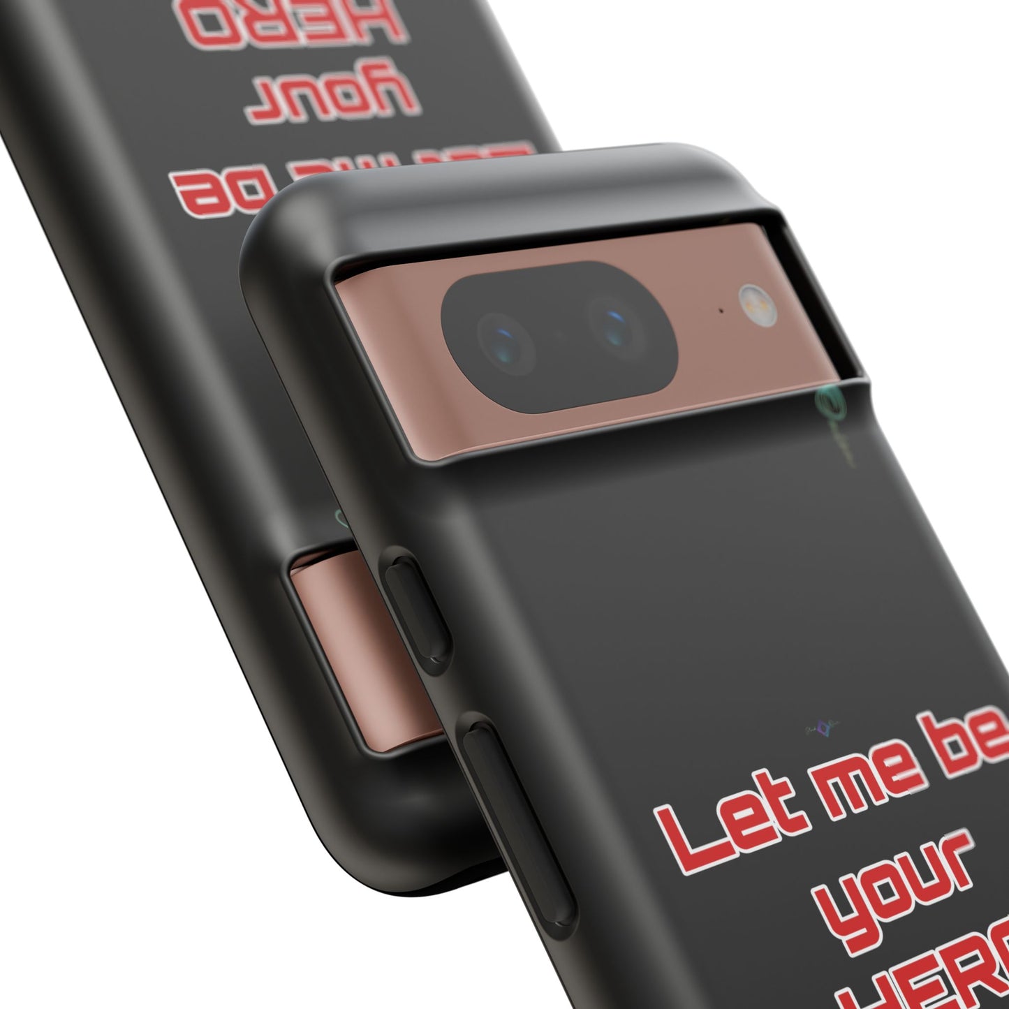 BlackOnion Brand New Phone Case - with Motivational Workout Motif’Let me be your Hero ‘💪🔥🫵