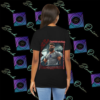 BlackOnion T-shirt with Workout Motif “Unstoppable “💪🔥🫵