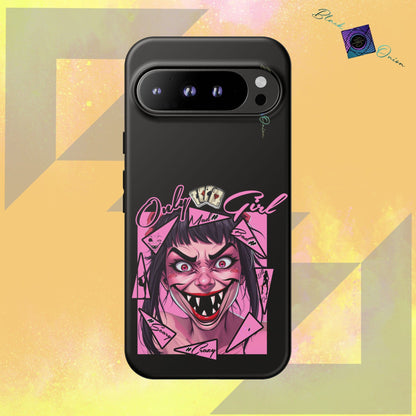 BlackOnion Brand New Phone Case - with Motivational Workout Motif’ Mad Girl💋🌸 ‘🔥🫵