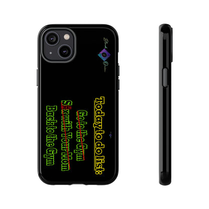 BlackOnion Brand New Phone Case - with Motivational Workout Motif’Today To Do List V2 ‘💪🔥🫵