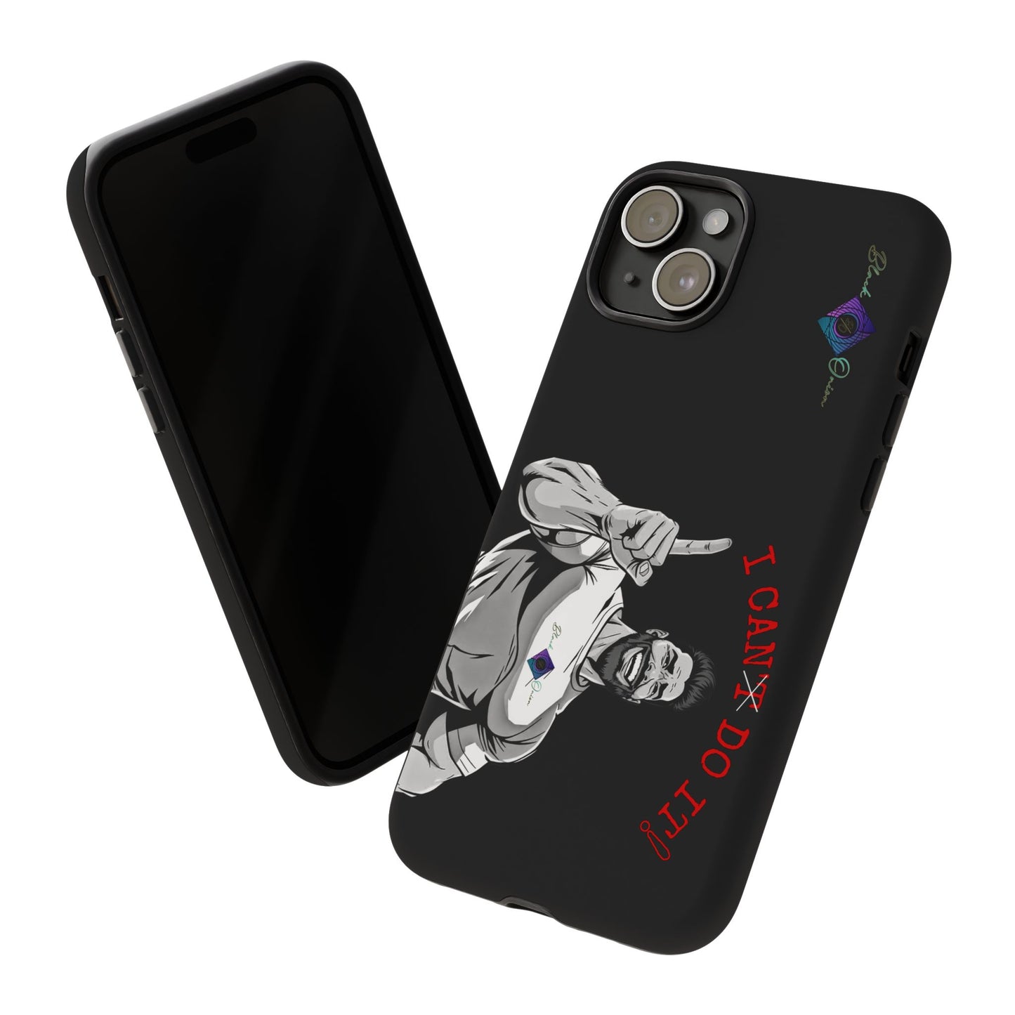 BlackOnion Brand New Phone Case - with Motivational Workout Motif’I Can Do It ‘💪🔥🫵