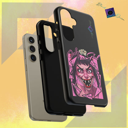 BlackOnion Brand New Phone Case - with Motivational Workout Motif’ Mad Girl💋🌸 ‘🔥🫵