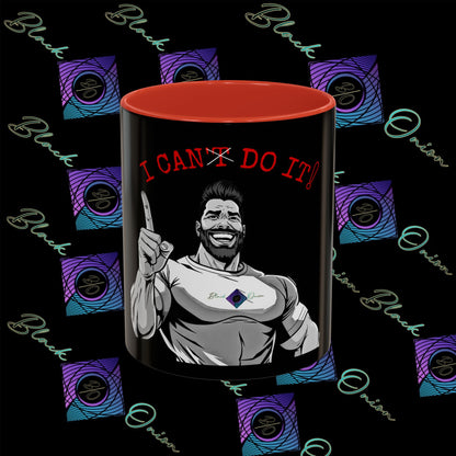 BlackOnion Coffee Mug 2 with Workout Motif ‘I Can Do It V2’🫵🔥💪