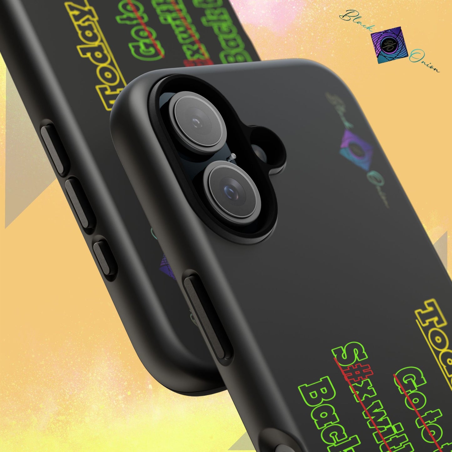 BlackOnion Brand New Phone Case - with Motivational Workout Motif’Today To Do List V2 ‘💪🔥🫵