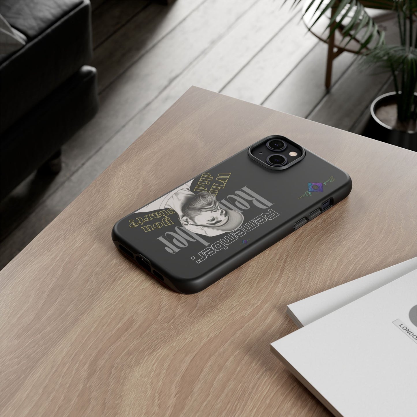 BlackOnion Brand New Phone Case - with Motivational Workout Motif’Remember ‘💪🔥🫵