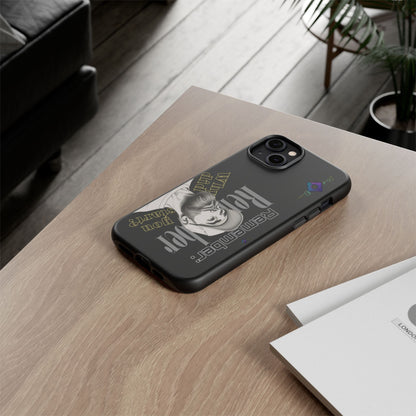 BlackOnion Brand New Phone Case - with Motivational Workout Motif’Remember ‘💪🔥🫵