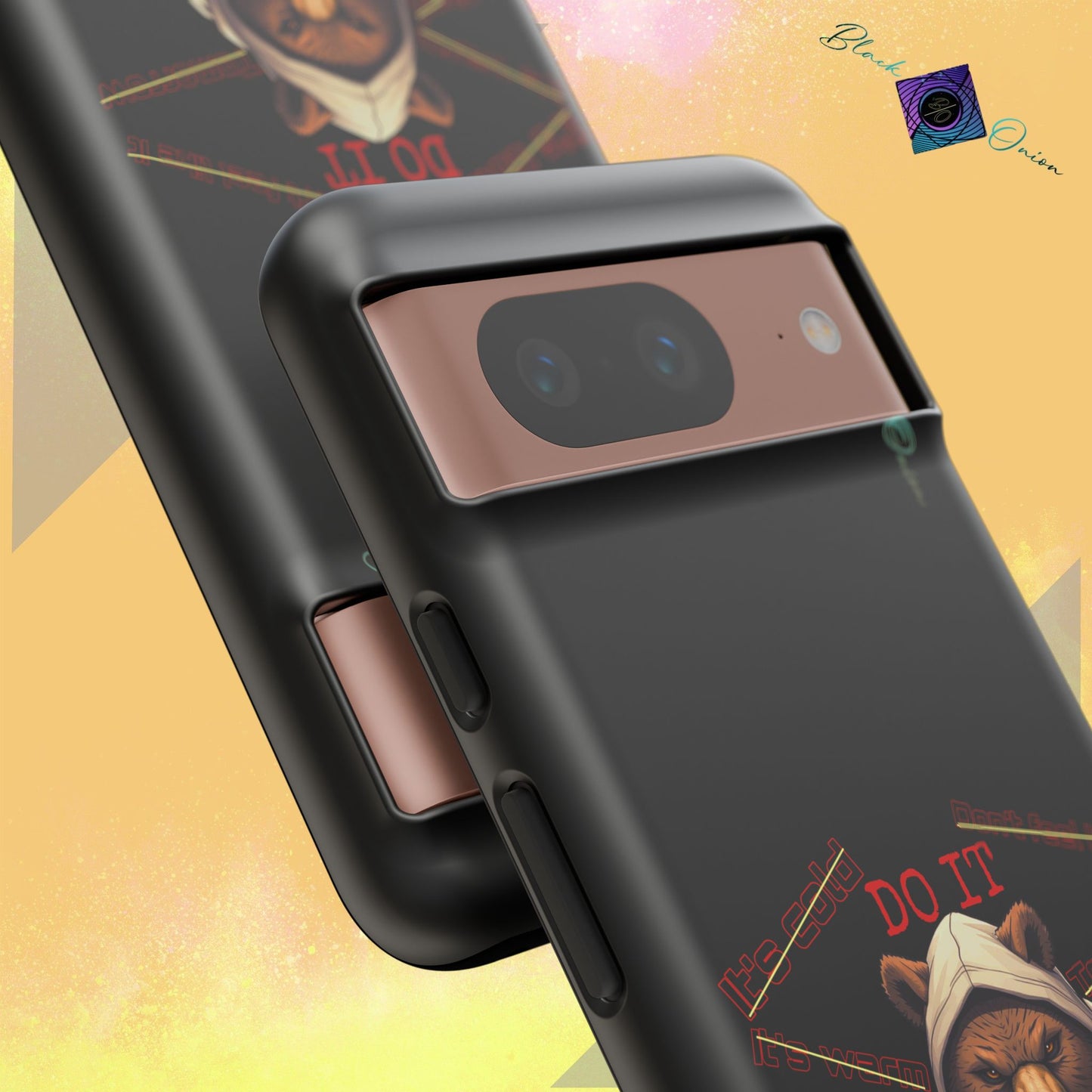 BlackOnion Brand New Phone Case - with Motivational Workout Motif’Do it ‘💪🔥🫵