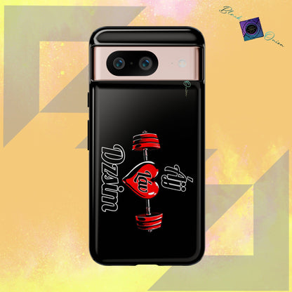 BlackOnion Brand New Phone Case - with Motivational Workout Motif’Ájj Láv Dzsim ‘💪🔥🫵