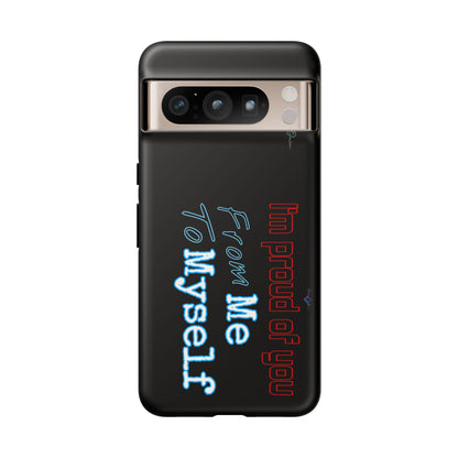 BlackOnion Brand New Phone Case - with Motivational Workout Motif’I’m proud of you ‘💪🔥🫵