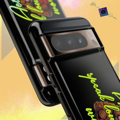 BlackOnion Brand New Phone Case - with Motivational Workout Motif ‘Actions speak lauder ‘💪🔥🫵