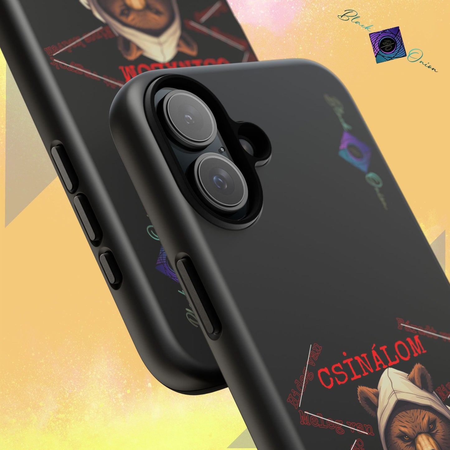 BlackOnion Brand New Phone Case - with Motivational Workout Motif ‘Csinálom ‘💪🔥🫵