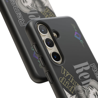 BlackOnion Brand New Phone Case - with Motivational Workout Motif’Remember ‘💪🔥🫵