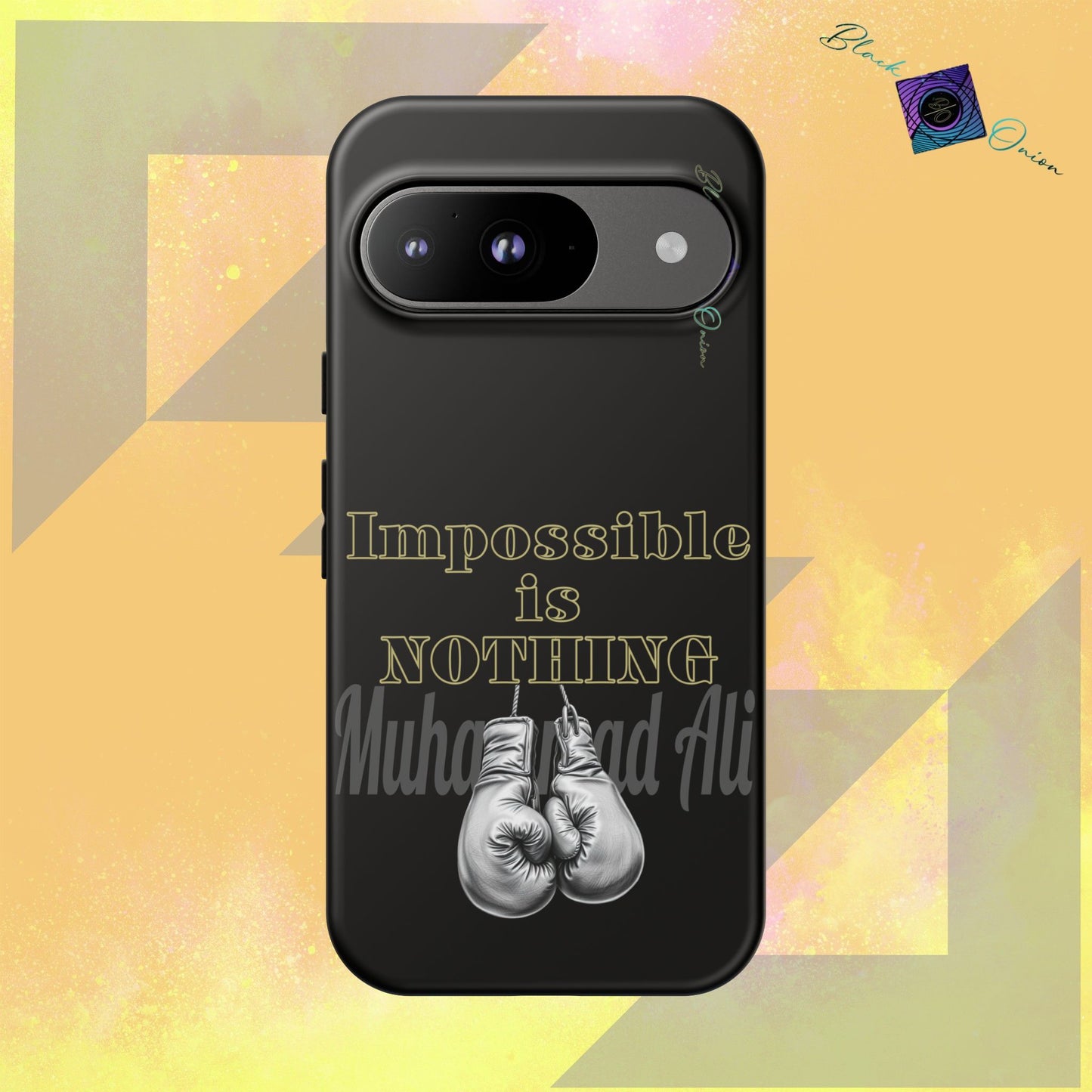 BlackOnion Brand New Phone Case - with Motivational Workout Motif ’Impossible ‘💪🔥🫵