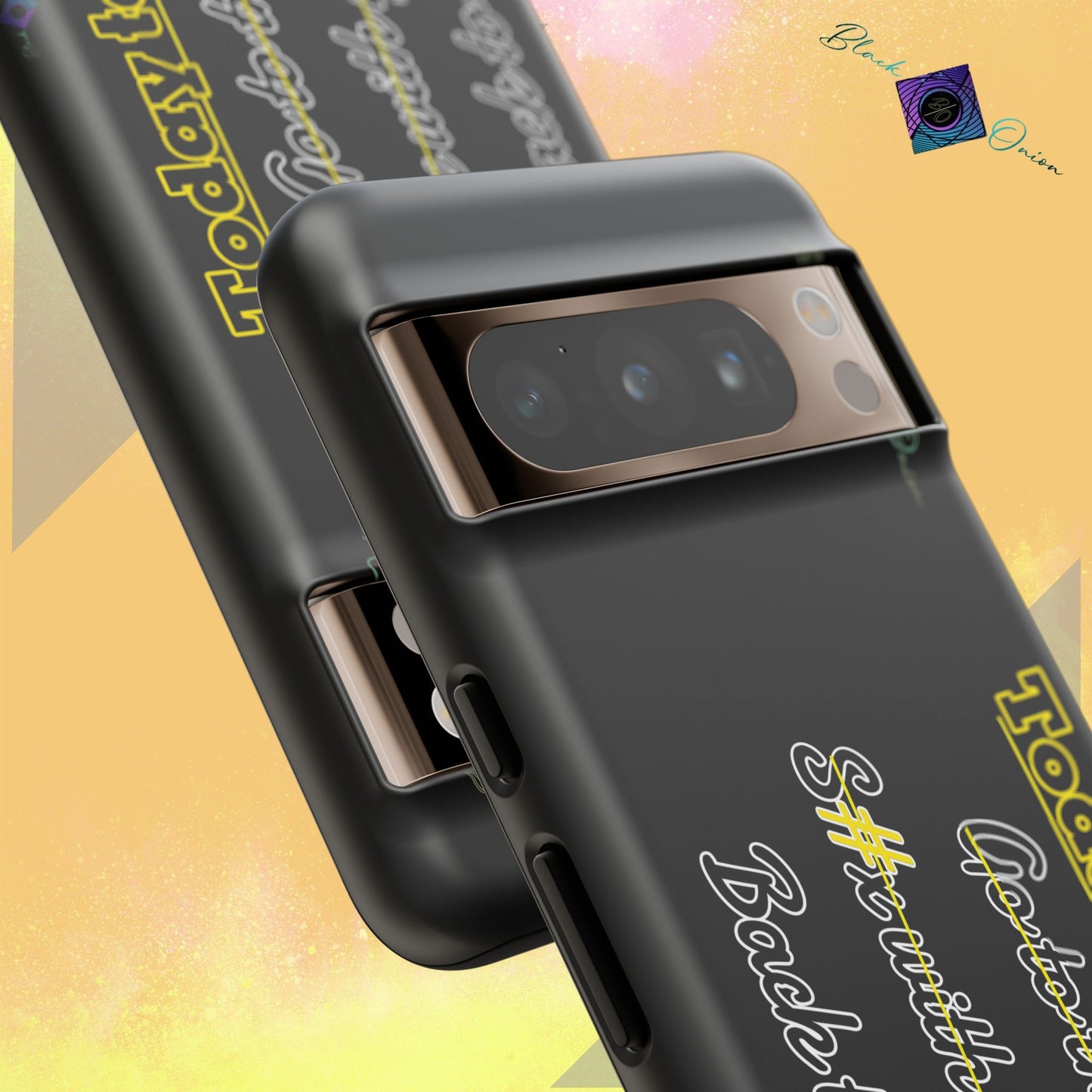 BlackOnion Brand New Phone Case - with Motivational Workout Motif’Today to do list ‘💪🔥🫵