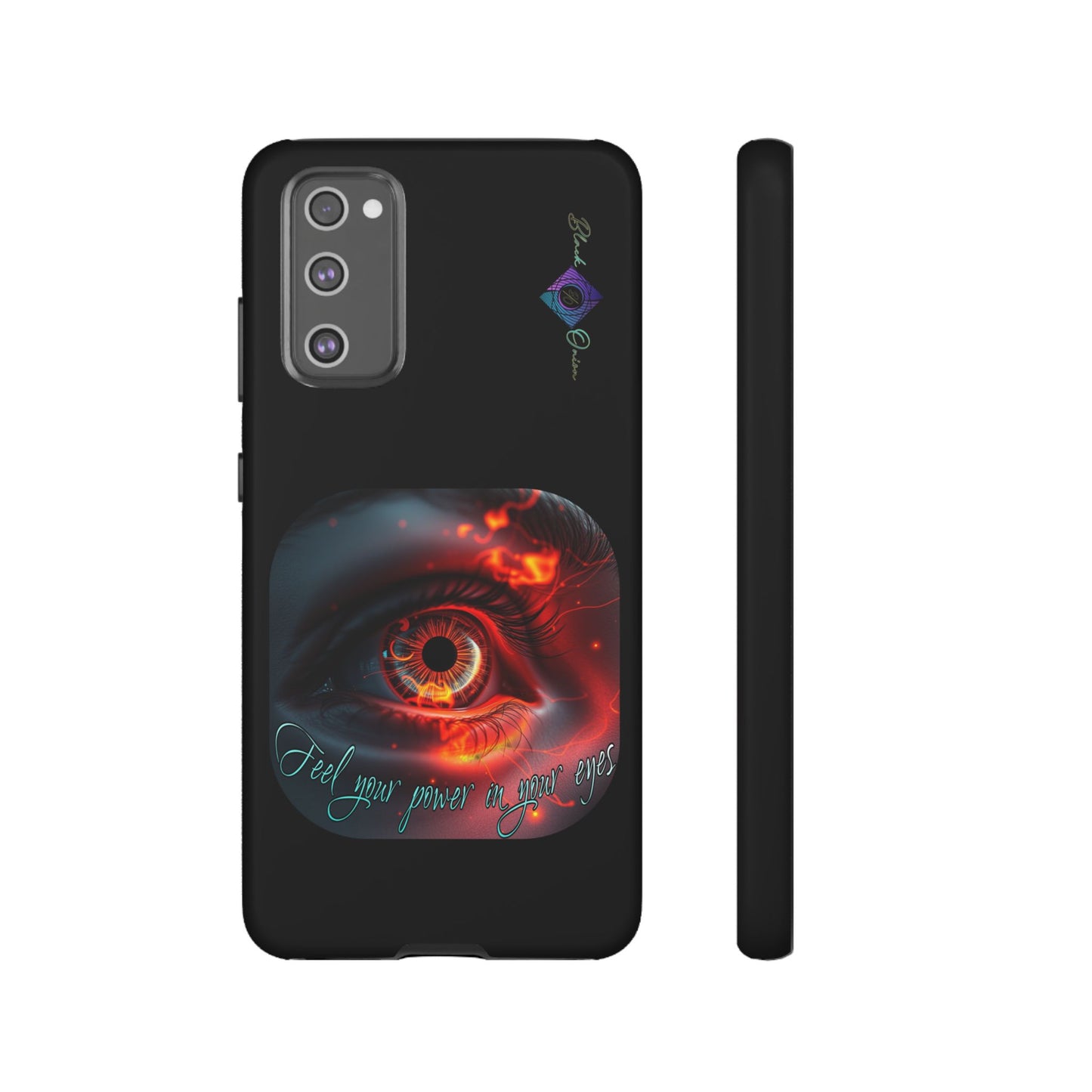 BlackOnion Brand New Phone Case - with Motivational Workout Motif ’Feel your power  ‘💪🔥🫵