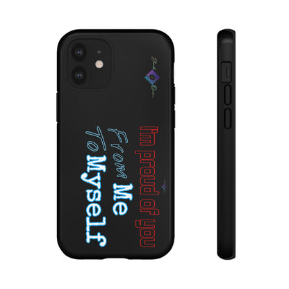 BlackOnion Brand New Phone Case - with Motivational Workout Motif’I’m proud of you ‘💪🔥🫵