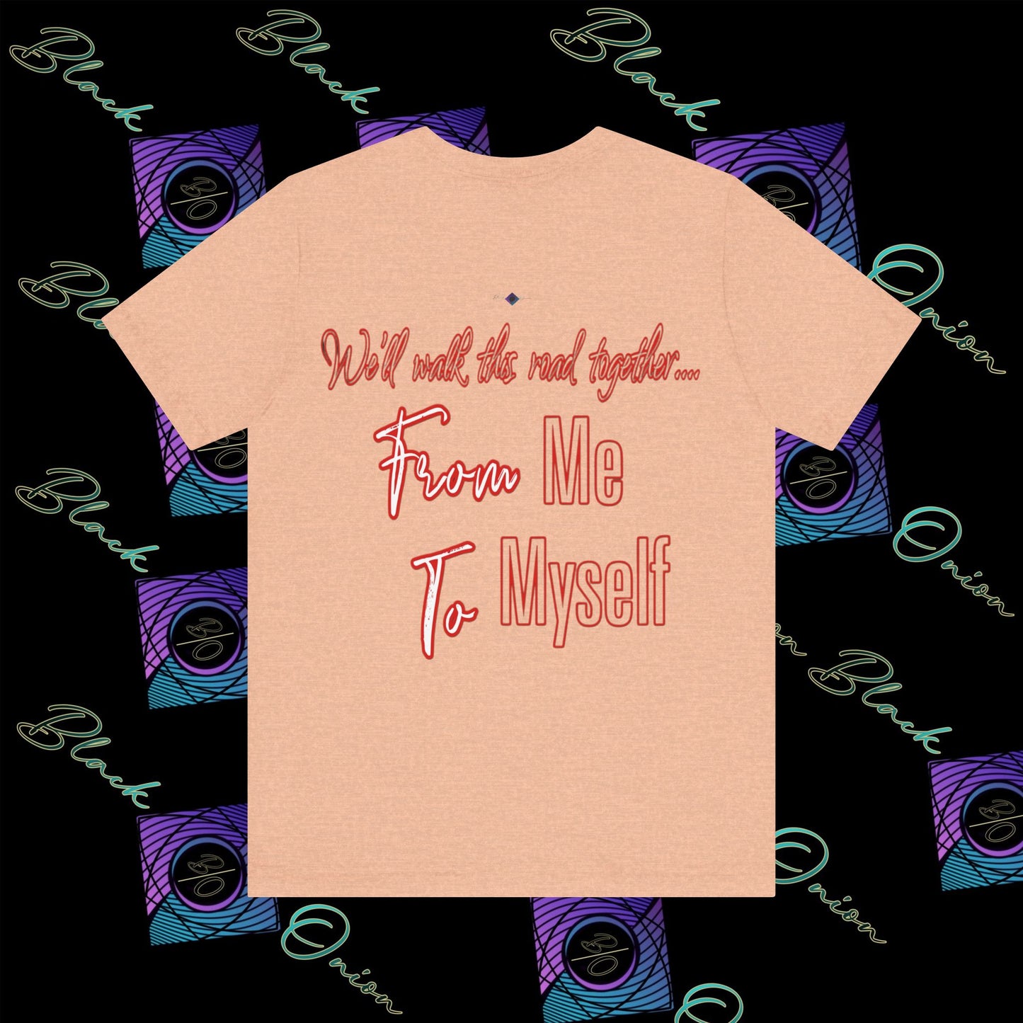 BlackOnion 'From Me ,To Myself' T-Shirt with Workout Motif V2 💪🔥