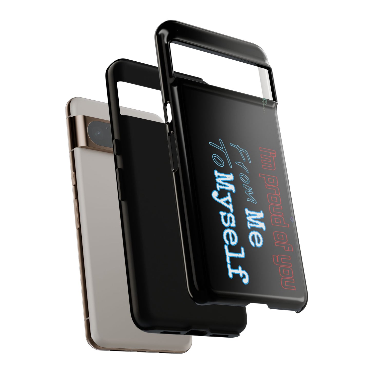 BlackOnion Brand New Phone Case - with Motivational Workout Motif’I’m proud of you ‘💪🔥🫵