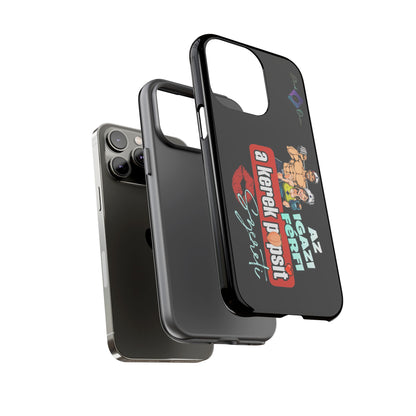 BlackOnion Brand New Phone Case - with Motivational Workout Motif ‘Az igazi férfi ‘💪🔥🫵
