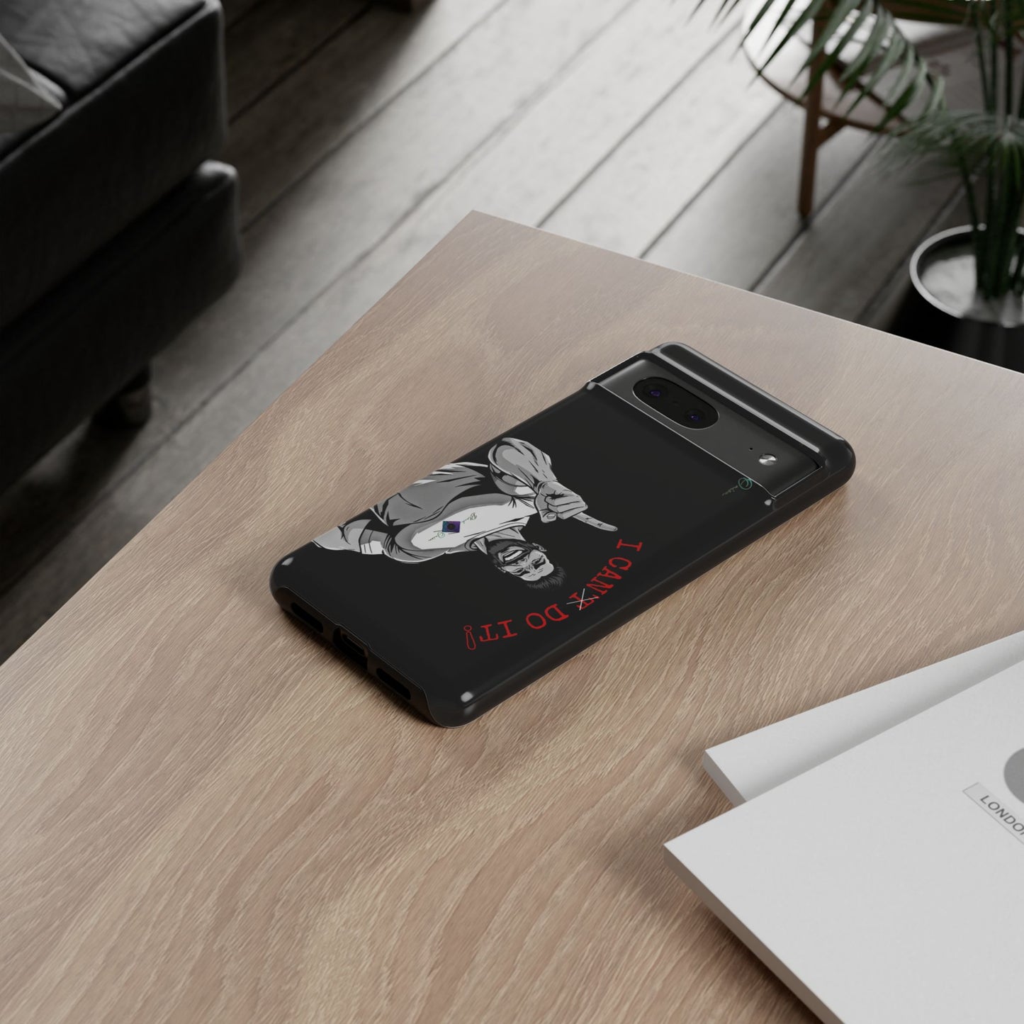 BlackOnion Brand New Phone Case - with Motivational Workout Motif’I Can Do It ‘💪🔥🫵