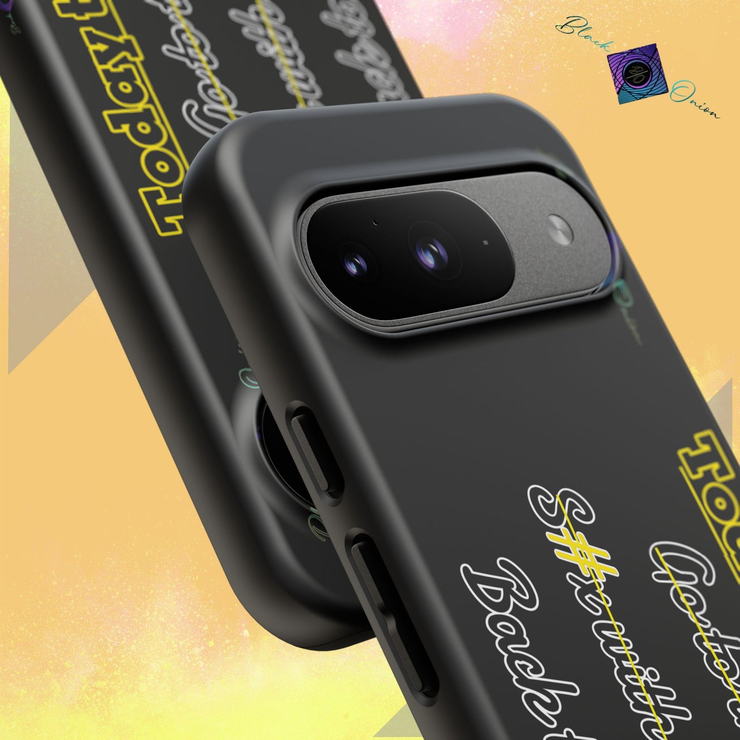 BlackOnion Brand New Phone Case - with Motivational Workout Motif’Today to do list ‘💪🔥🫵