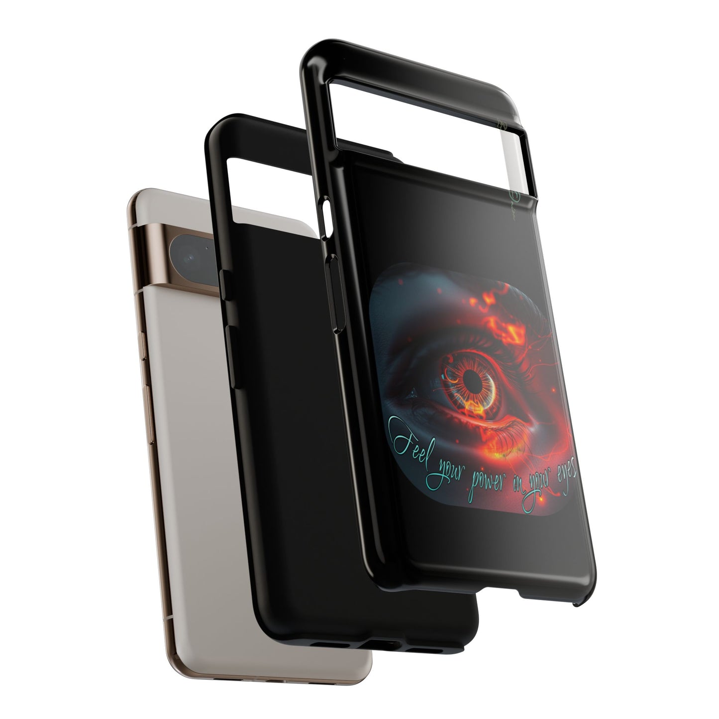 BlackOnion Brand New Phone Case - with Motivational Workout Motif ’Feel your power  ‘💪🔥🫵