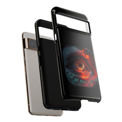 BlackOnion Brand New Phone Case - with Motivational Workout Motif ’Feel your power  ‘💪🔥🫵