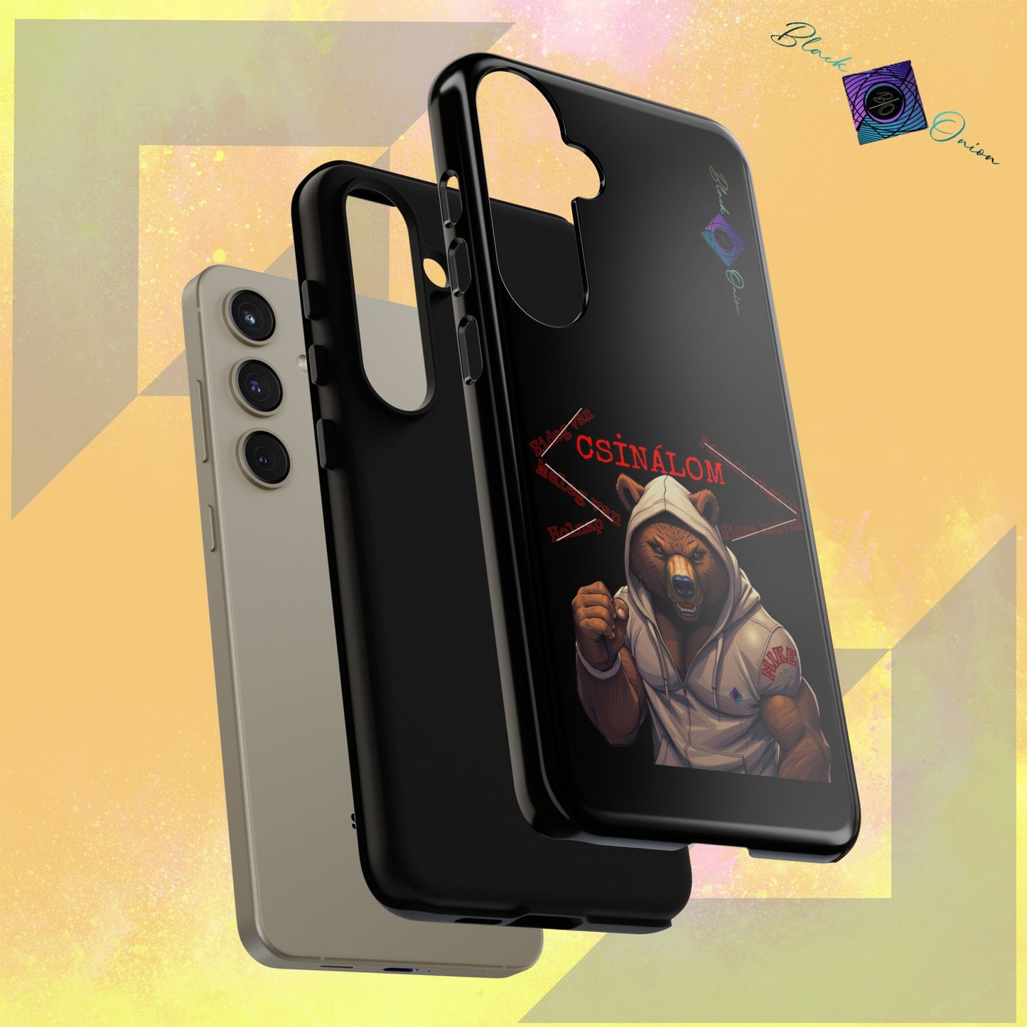 BlackOnion Brand New Phone Case - with Motivational Workout Motif ‘Csinálom ‘💪🔥🫵
