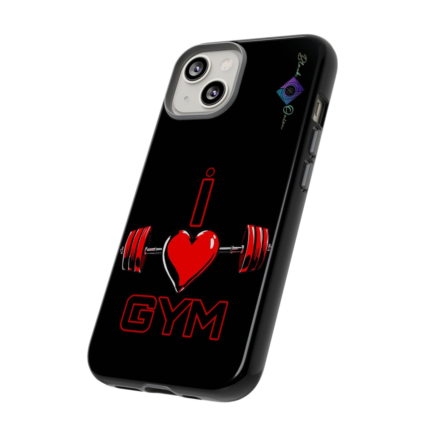 BlackOnion Brand New Phone Case - with Motivational Workout Motif’I Love Gym ‘💪🔥🫵
