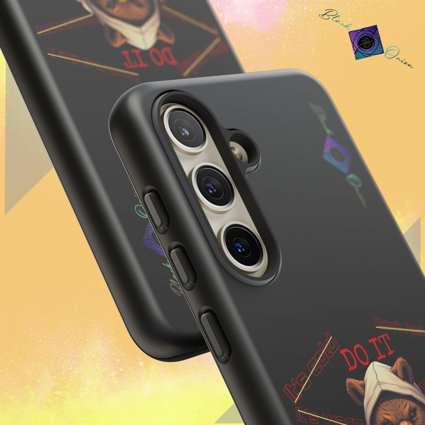 BlackOnion Brand New Phone Case - with Motivational Workout Motif’Do it ‘💪🔥🫵