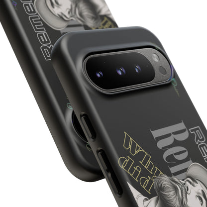 BlackOnion Brand New Phone Case - with Motivational Workout Motif’Remember ‘💪🔥🫵
