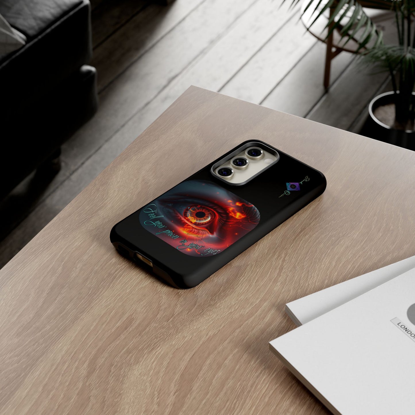 BlackOnion Brand New Phone Case - with Motivational Workout Motif ’Feel your power  ‘💪🔥🫵