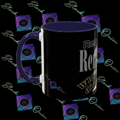 BlackOnion Coffee Mug 2 with Workout Motif ‘Remember V2’🫵🔥💪