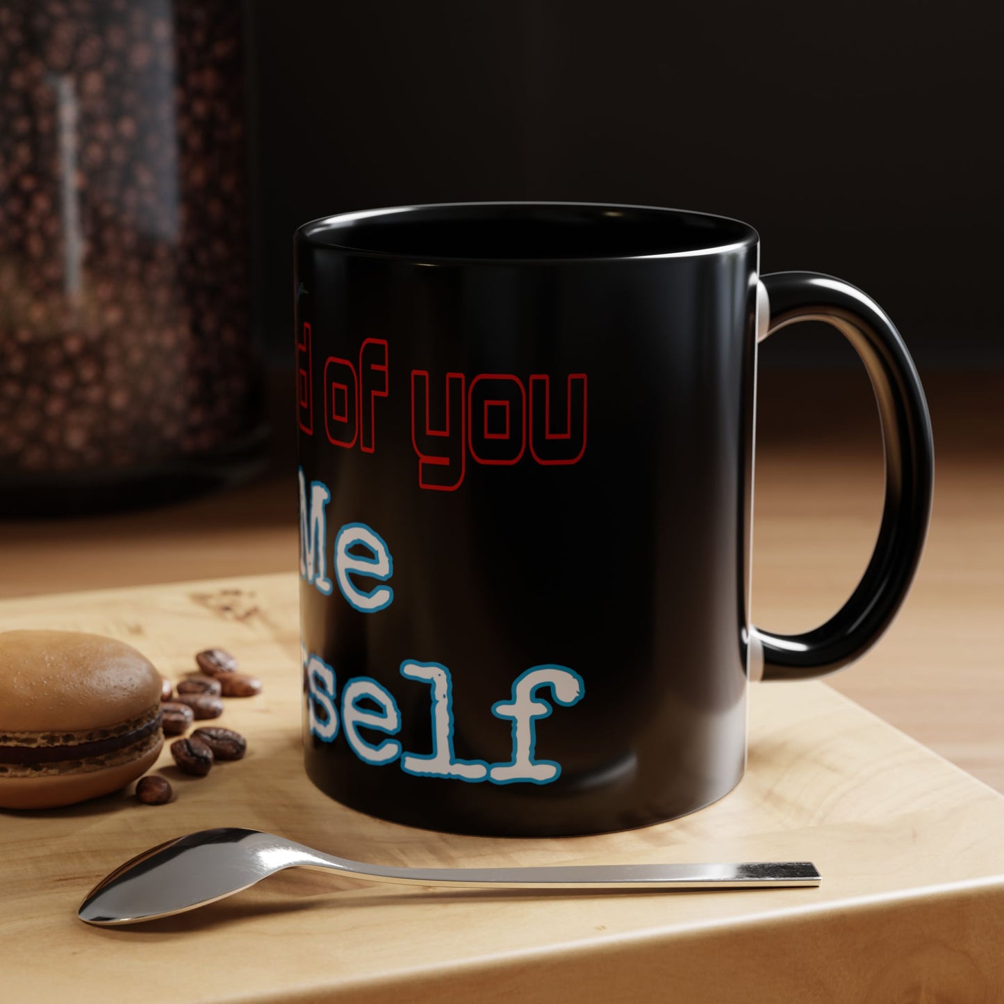 BlackOnion Coffee Mug 2 with Workout Motif ‘ I’m proud of you’🫵🔥💪
