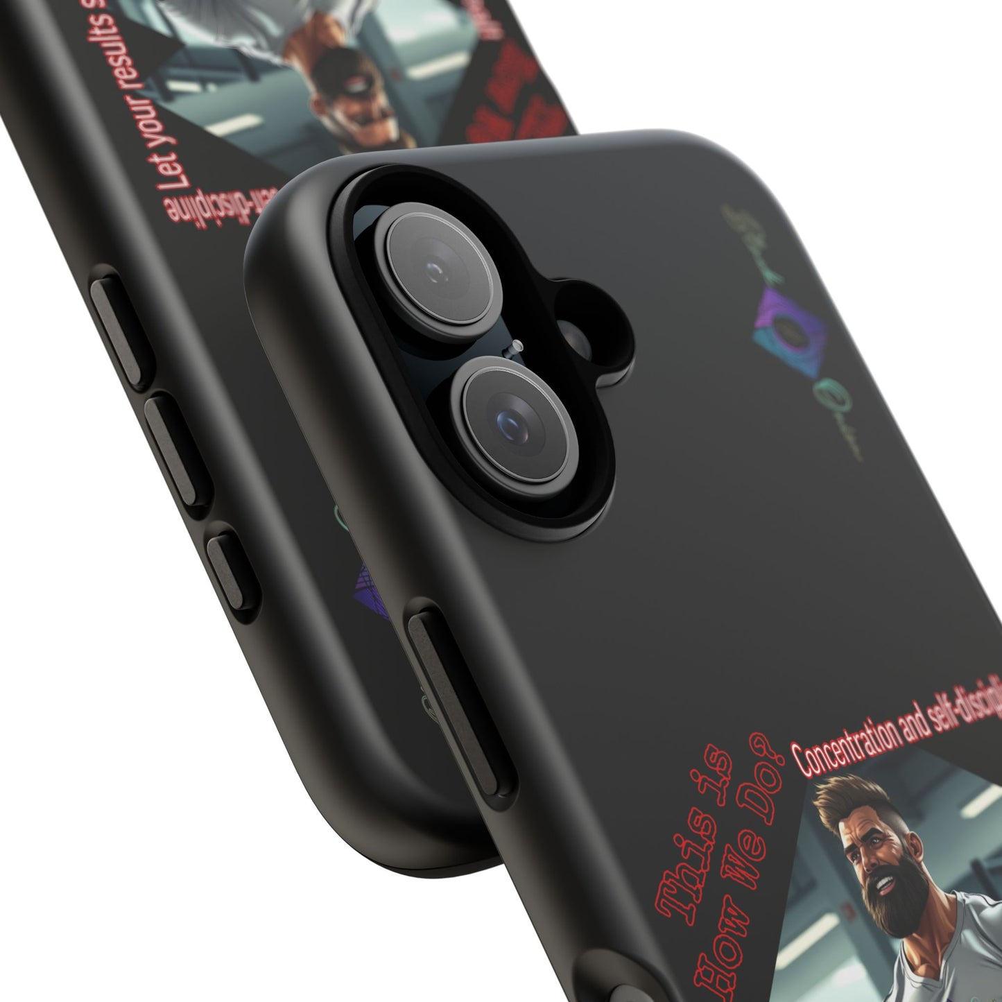 BlackOnion Brand New Phone Case - with Motivational Workout Motif’Unstoppable ‘💪🔥🫵