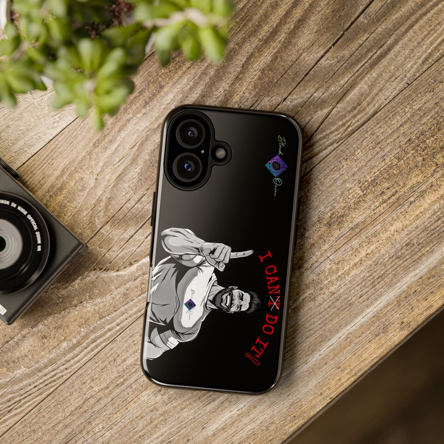BlackOnion Brand New Phone Case - with Motivational Workout Motif’I Can Do It ‘💪🔥🫵