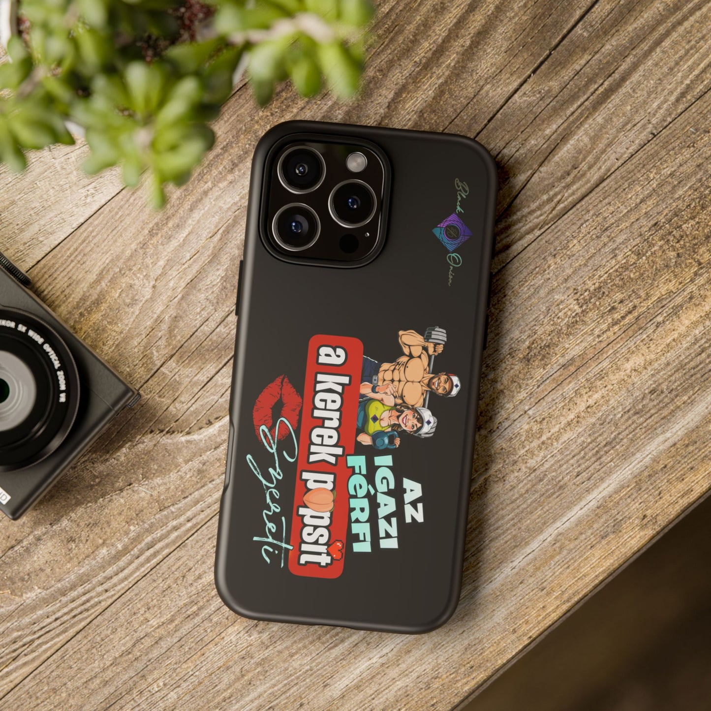 BlackOnion Brand New Phone Case - with Motivational Workout Motif ‘Az igazi férfi ‘💪🔥🫵
