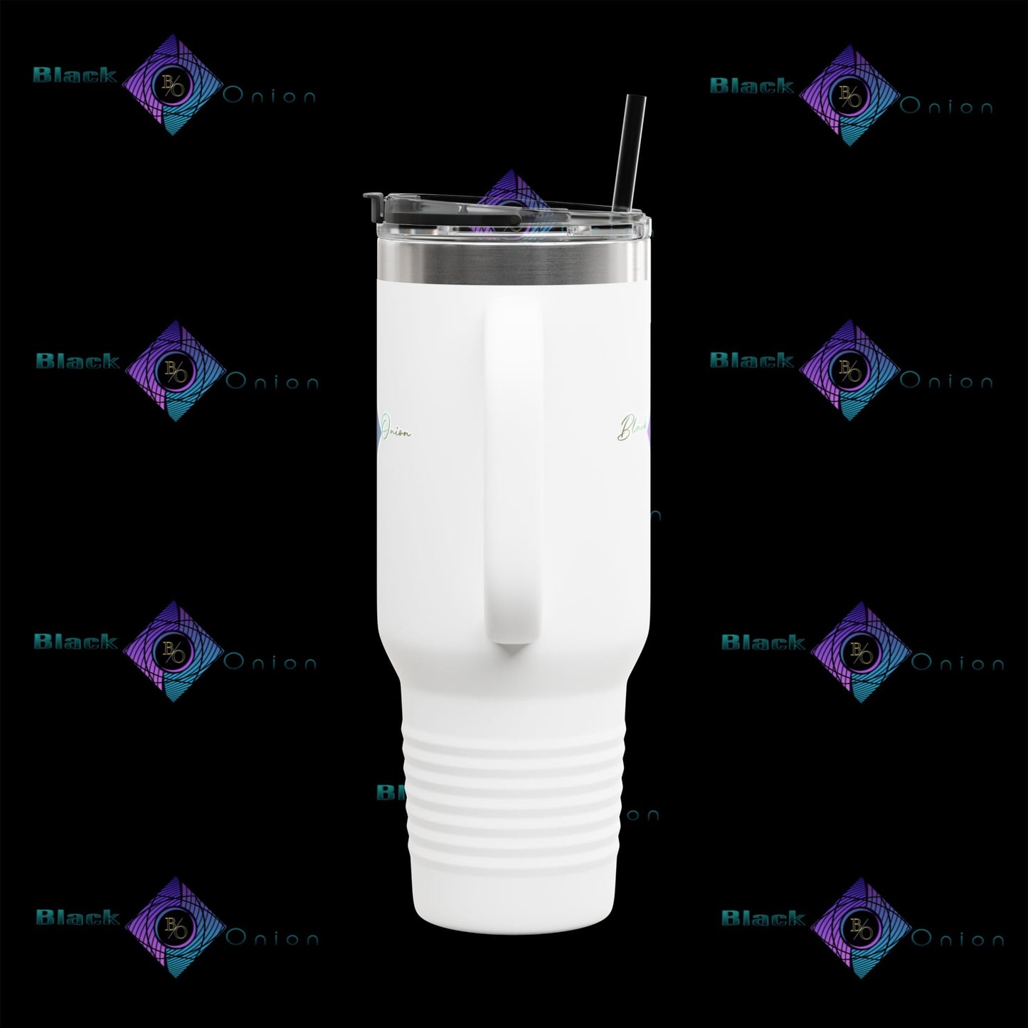BlackOnion Travel Mug - 40oz with Straw
