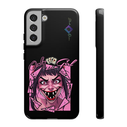 BlackOnion Brand New Phone Case - with Motivational Workout Motif’ Mad Girl💋🌸 ‘🔥🫵