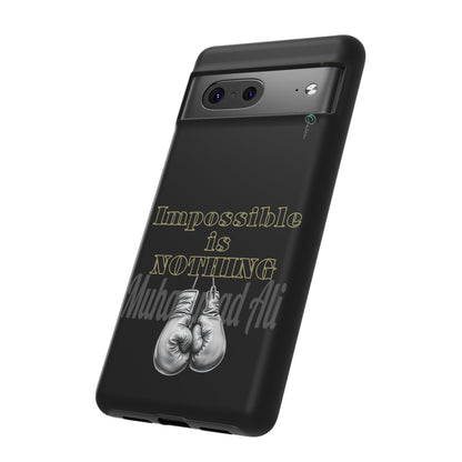BlackOnion Brand New Phone Case - with Motivational Workout Motif ’Impossible ‘💪🔥🫵