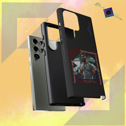 BlackOnion Brand New Phone Case - with Motivational Workout Motif’Unstoppable ‘💪🔥🫵